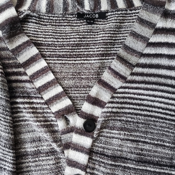 Jacob stripped cardigan & scarf set - Picture 7 of 7